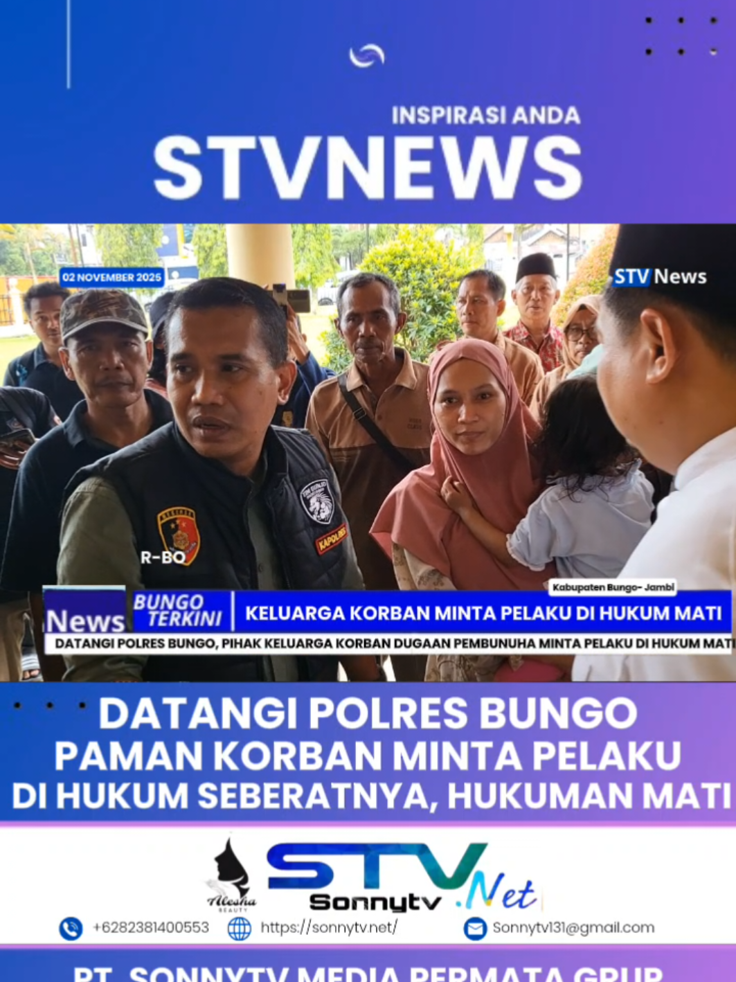 PIHAK KELUARGA KORBAN ERNI YUNIATI MINTA KE POLISI, TERDUGA PELAKU HARUS DI HUKUM SEBERATNYA, HUKUMAN MATI, 02 NOVEMBER 2025 #polri #dosen #cantik #kekuarga 