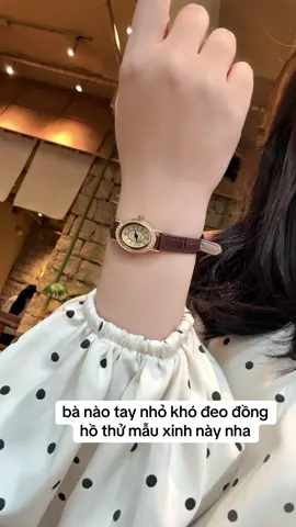 Đồng hồ mặt tròn dây nhỏ xinh #trangsuc #dongho #viralvideos #phukien #lenxuhuong 