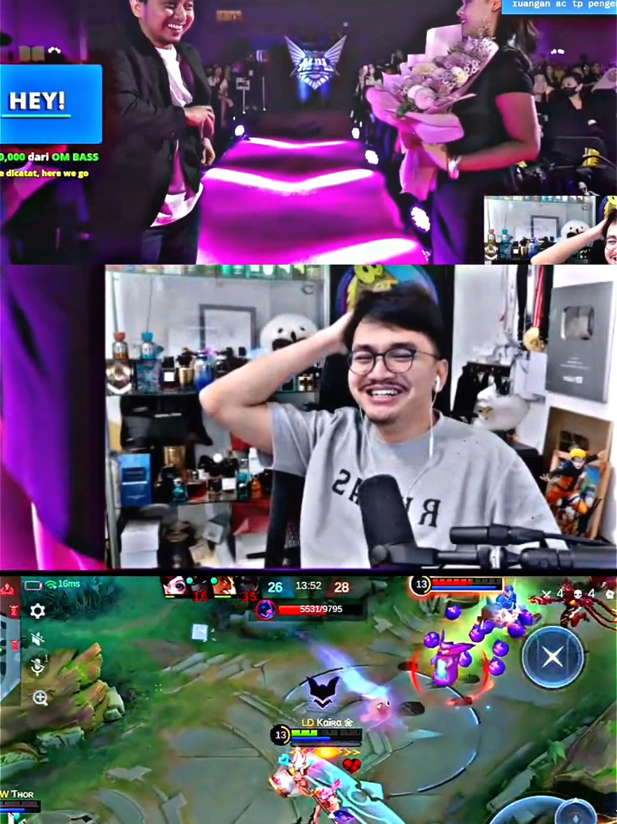 Reaksi Mas Ade Ada Yang Will You Di MPL, Jangan Tag Krucil nih😅 #set1awanade #planofpublisher #mlbbcreatorbase #MLBB9TH #MLBB 