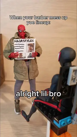 Miles' lineup is in good hands🥹❤️‍🩹 #fyp #spiderman #figtok #memes #stopmotion  Audio: @PeeWee Purpdrank 