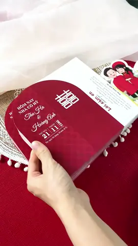 650 thiệp cắt 3d trả hàng 2 bạn Hà 🥰 Anh. Chúc 2 bạn hanh phúc viên mãn nha 🥰🥰🥰 #inthiepcuoi #thiepcuoi2025 #thiepcuoitrend2025 #thiepcuoilove #thiepcuoimaudo 