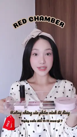Rating các món đồ makeup tui đã dùng của REd CHAMBER 🥰 #redchamber #BeautyTok #sale  #rating 