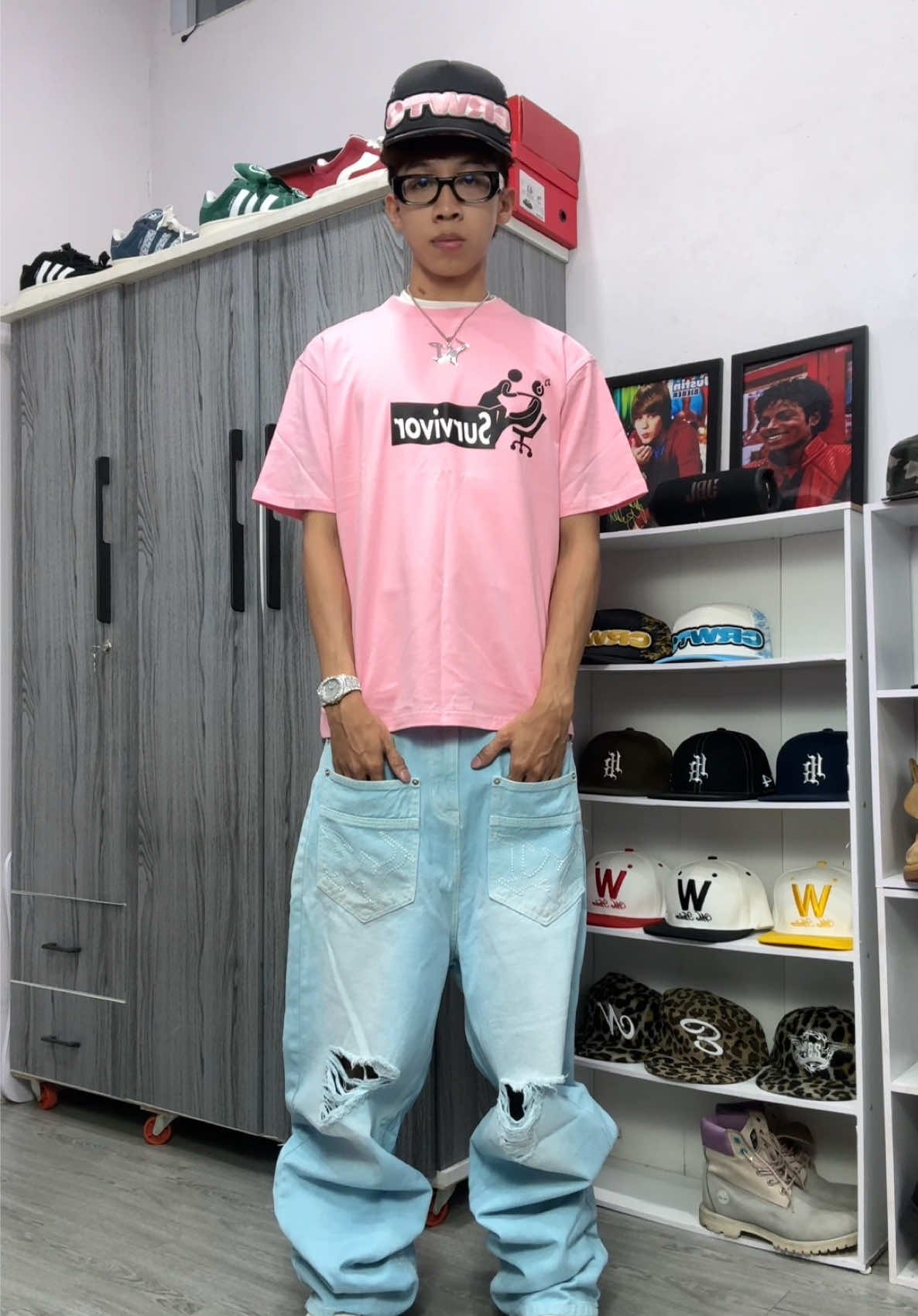 Quả áo hồng khét vãi 😋 @WooHoo DotCom  #outfit #OOTD 