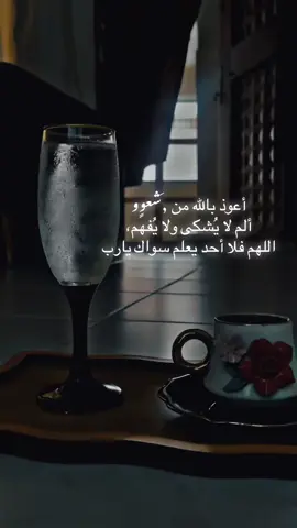 أعوذ بالله من شعوٍ وألم لا يُشكى ولا يُفهم، اللهم أرحني من ألم رأسي فلا أحد يعلم بوجعي سواك يارب#يارب   