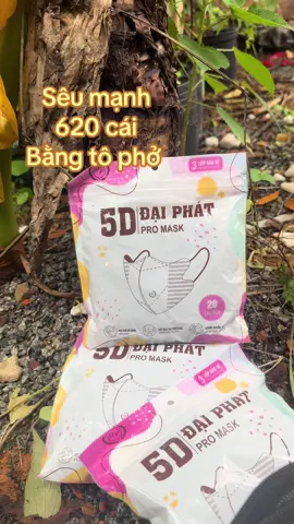620 cái khẩu trang 5D ĐẠI PHÁT #khautrang #khautrang5d #khautrangdaiphat 