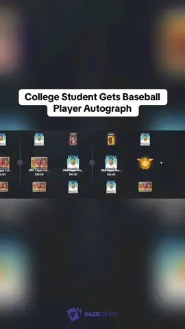 College Student Gets Baseball Player Autograph