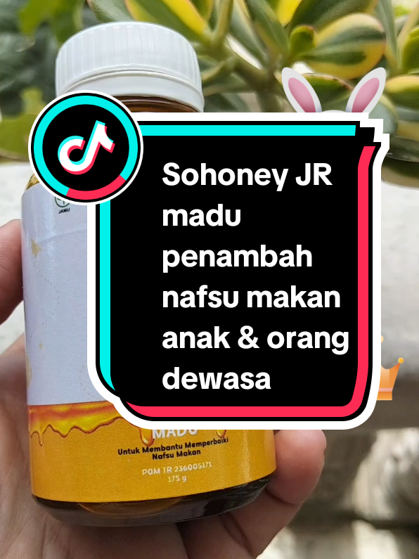 🐝 “Solusi anak susah makan? Coba Sohoney JR, madu penambah nafsu makan alami!”cus stokin bunda untuk keperluan anak,cek out dan beli di keranjang dikiri bawah ya bunda 🛒 🛒 #maduanak #madualami #sohoneyjr #penambahnafsumakan #vitaminanak 