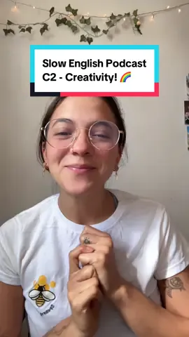 What’s your OUTLET to express your creativity? 🤔  An advanced English podcast! #slowenglishpodcast #learnenglish #englishteacher #comprehensibleinput #englishlistening 