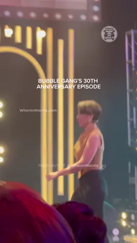 Ara Mina, one of the original Bubble Gang girls, joined the 30th anniversary episode of the show for the 'Tatalino' segment.