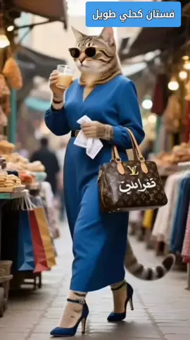 #القطه_ الجميله_ تتمشى_  في_ السوق_ وتشرب_ العصير_ وهي_ ماشيه_ لابسه_ الفستان _ الازرق _ وفي_ يدها_ منديل_ ابيض_ انها_ رائعه_ وجميله💞💞💞💞🌹🌹🌹🌹🌹 #likes #funnyvideos#trend  #سقراط_البيضلني_٤ 