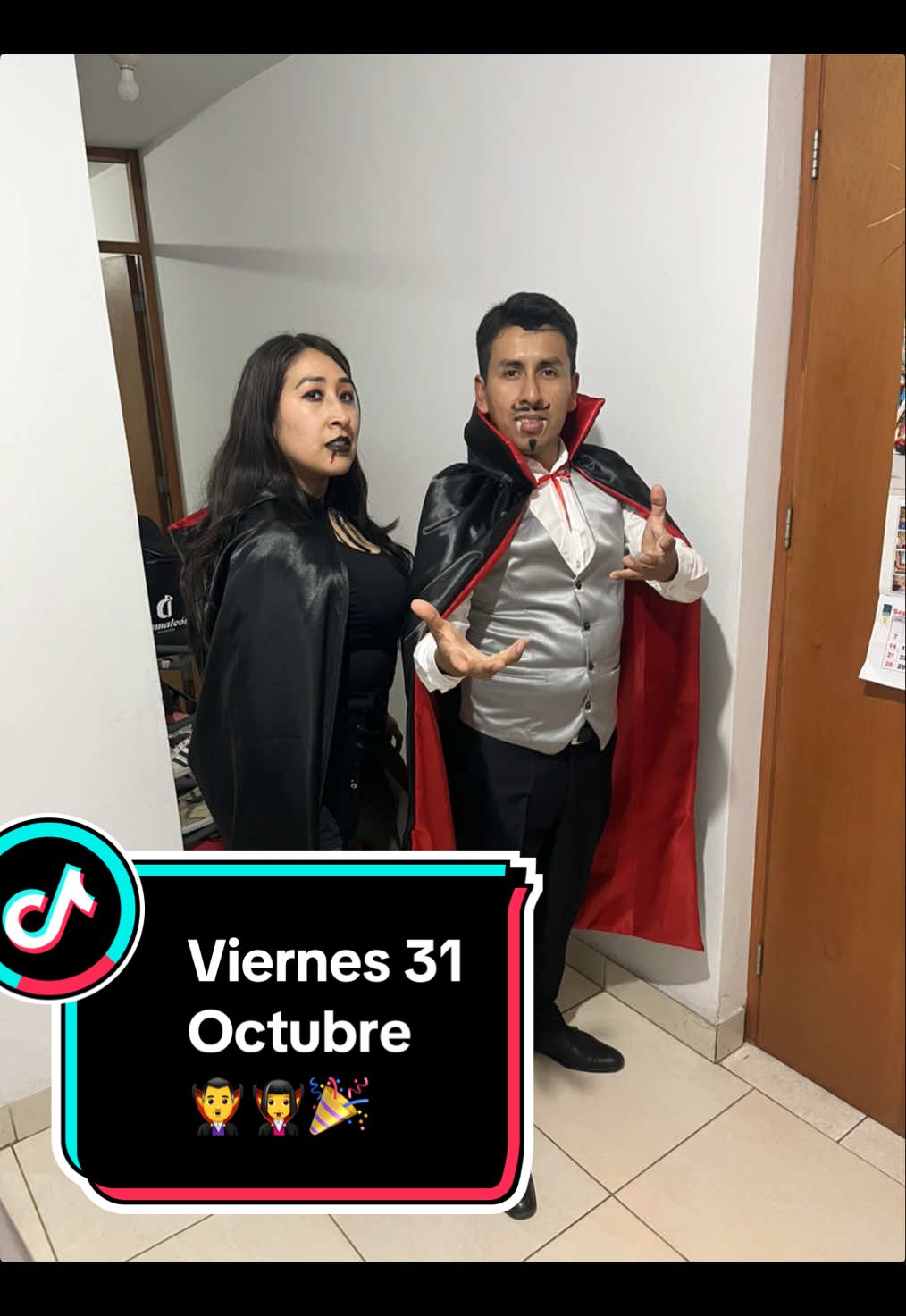 VIERNES 31 DE OCTUBRE 🧛‍♂️ Me hicieron enojar, renegar y hasta quedar mal 😤… pero igual la noche terminó diferente 😅🎭 Les cuento qué pasó en el concierto 🎶 #familiasotoquispe #reciencasados #matrimonio #vidadeesposos #esposos 