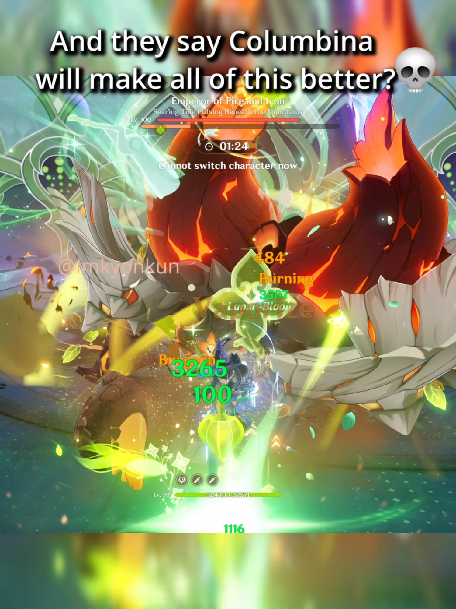 Nefer team in imaginarium theater #genshin #nefer #genshinedit