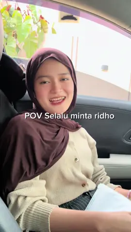 Minta ridho ke roma