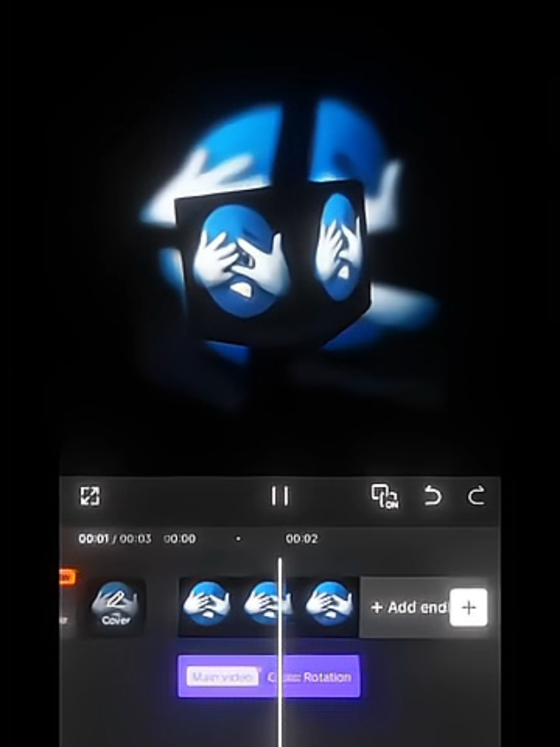 Cubic Rotation Effect Tutorial In Capcut 🔥💀