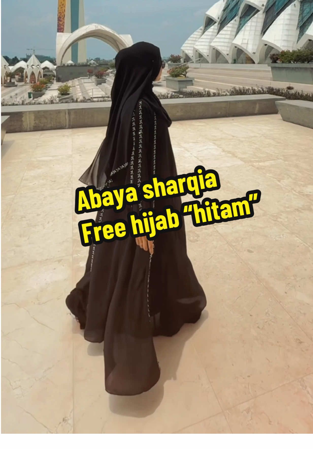 Masya allah pecinta hitam mana suara nya🥰🖤🖤 #gamiselegant #abayastyle #abayalebaran2026 #cerutybabydoll #abayaturkey 
