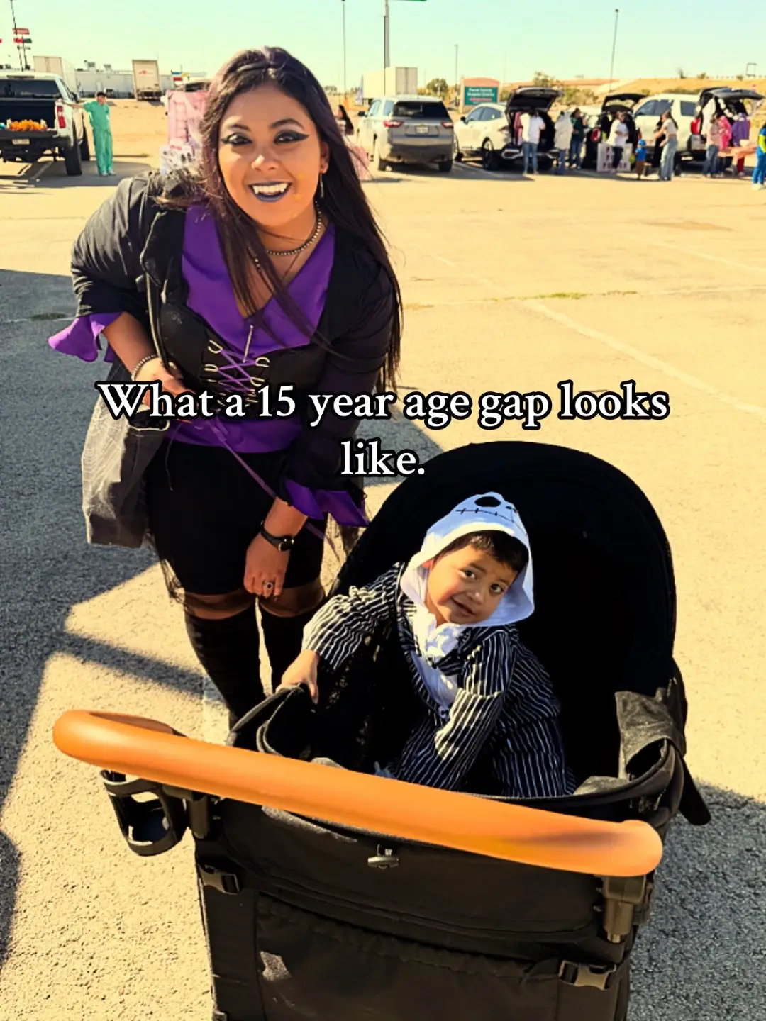 I thing else matters to me but making memories with the both of them. ❤️❤️ #phototend #fyp #Spookyseason #novemberthings #haloween2025