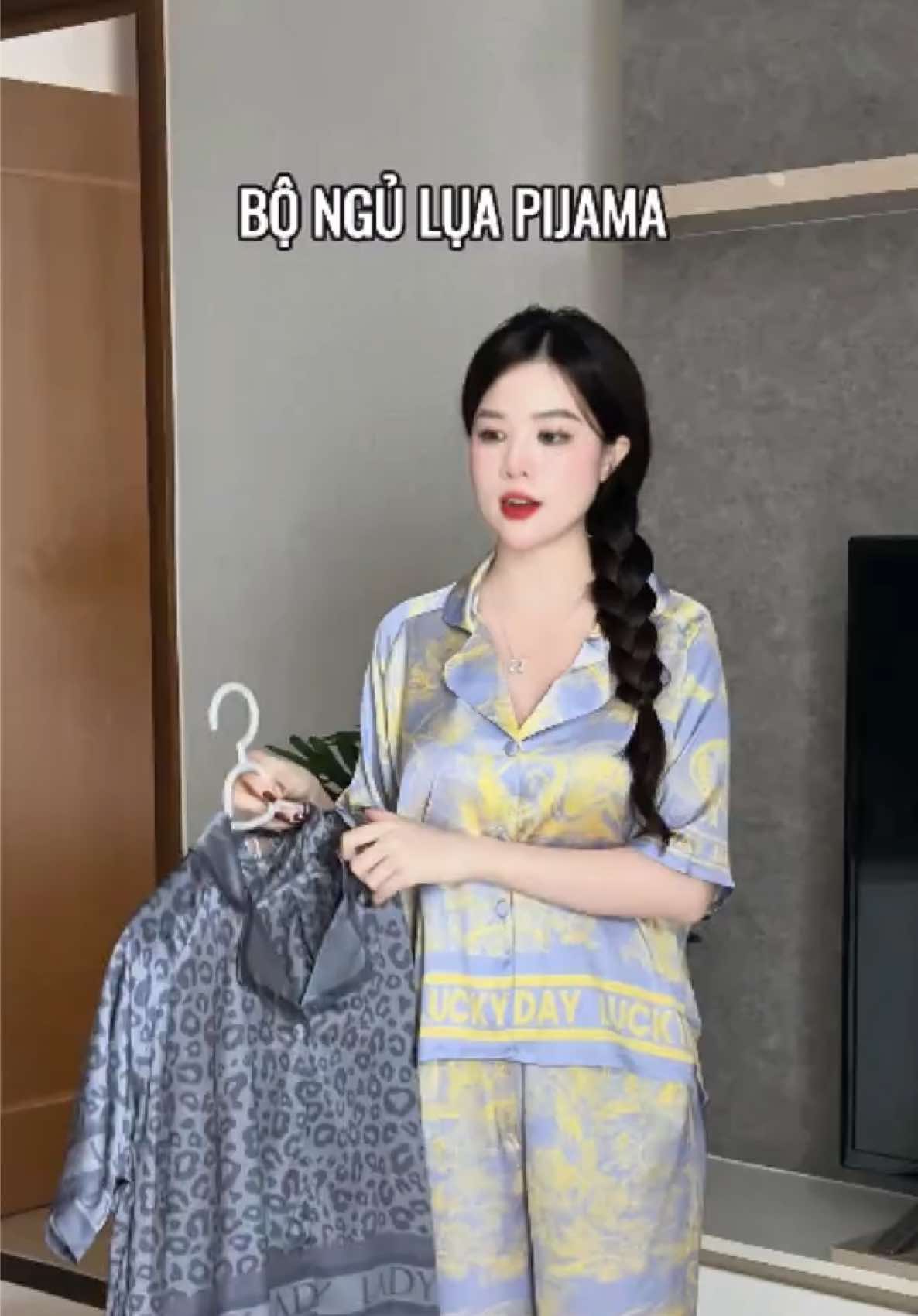 Set bộ lụa#dongulua#pijama#pijacaocap #suthichdep 