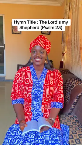 My head Thou dost with oil anoint and my cup overflows.🙏🏾🥰 #hymns #psalm23 #sunday #viral #singalong 