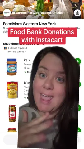 Food bank donations with Instacart #aldi #instacart #foodbank #snapbenefits #ebt 