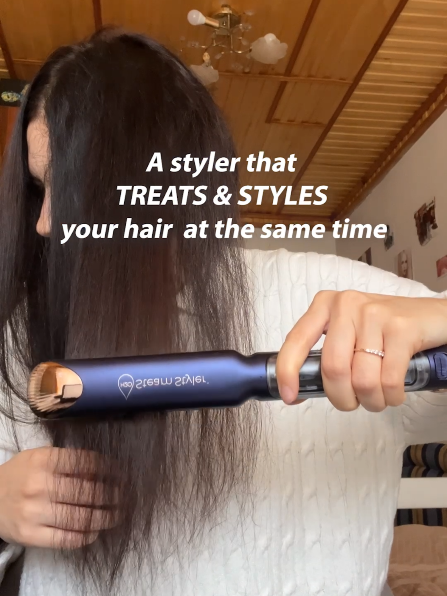 Good hair days start with the H2O Steam Styler 💧✨ It doesn’t just style - it treats your hair while you do it! Using gentle steam and infrared heat, it hydrates, smooths, and adds shine with every pass 🙌 Ready to transform your routine? #HealthyHairJourney #HairTransformation #HairCareTips #Hairtok #HairTutorial