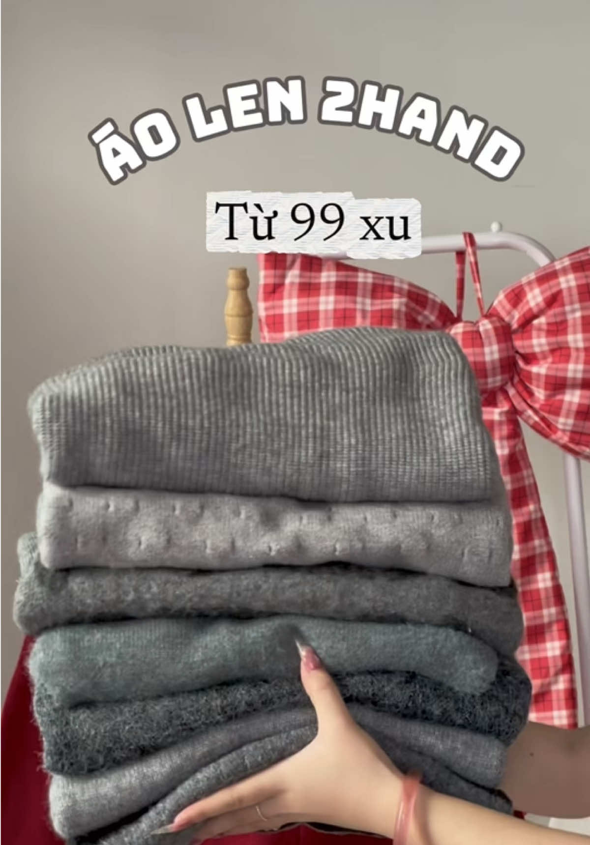 Len màu xám chưa bao giờ là hết hot tại Yun Secondhand, ig: yun_secondhand, Phở Bò: Yun 2hand, #yunsecondhand #yun2hand #fyp #thudong 