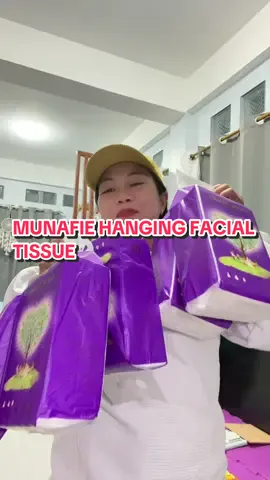 Sobra sa mura ang Munafie Hanging Facial Tissue #munafie #facialtissue #hanggingtissue #softfacialtissue #tissue 
