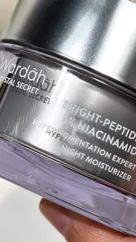 #wardahmalaysia #wardahbeauty #wardahnightmoisturizer #wardahcrystalsecret #crystalsecretnightcream @Wardah Malaysia Store 