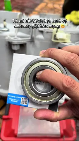 Tôi đã tốn 800k học cách vệ sinh máy giặt trên mạng 😅#tranbaocantho #dienlanh #tulanh #maygiat 