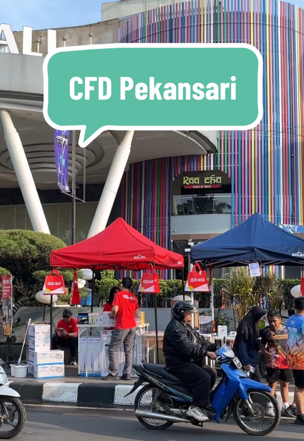 jangan lupa minggu depan lagi yaaa🔥✨ #azko #cfd #carfreeday #bazaar #cibinong 