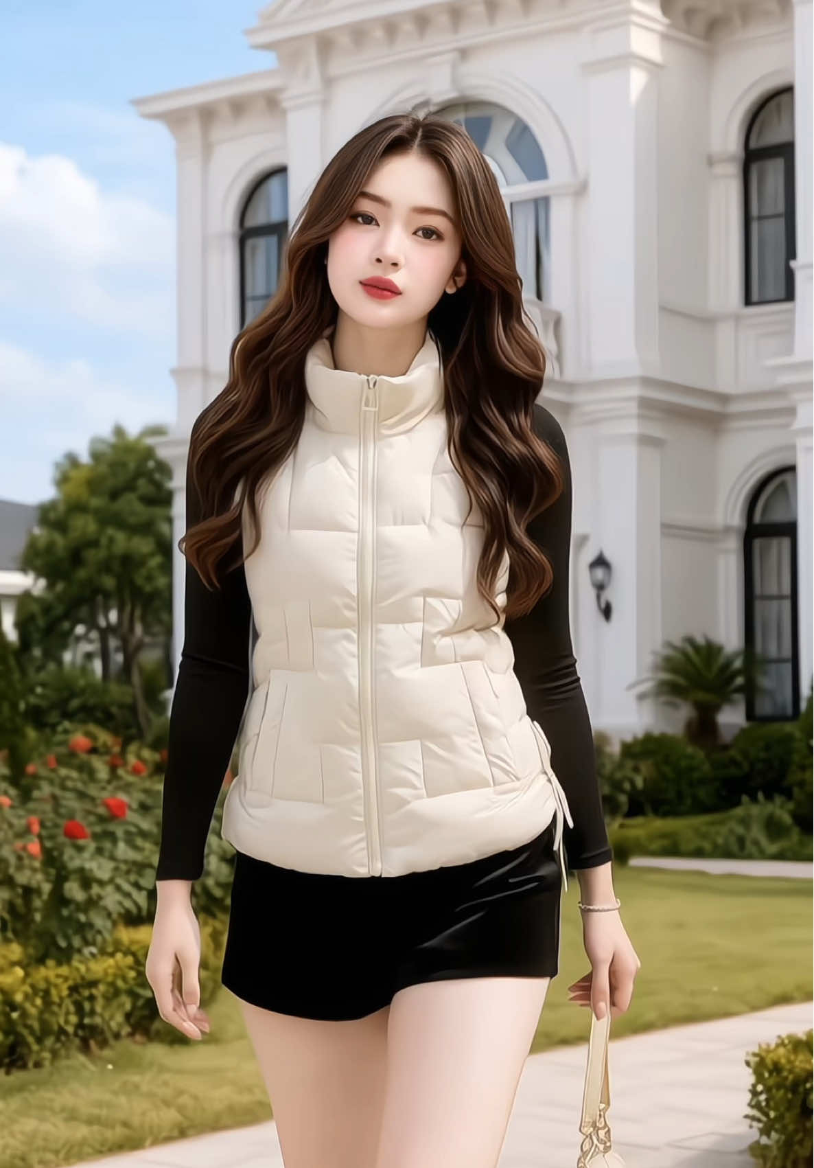 🌤 Mix nhẹ  chiếc áo phao gile thôi là outfit auto sang liền ạ!  #aophaogile #thoitrangmuadong #outfitxinh #gilebasic #aophaonu  @Khánh Ngân Store  @Khánh Ngân Store  @Khánh Ngân Store 