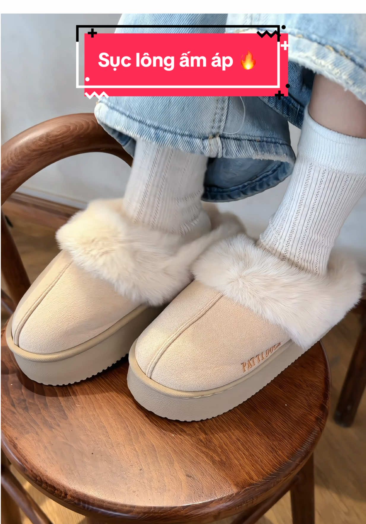 Mùa của những đôi sục lông #xuhuong #depsuc #deplong #giaydep 