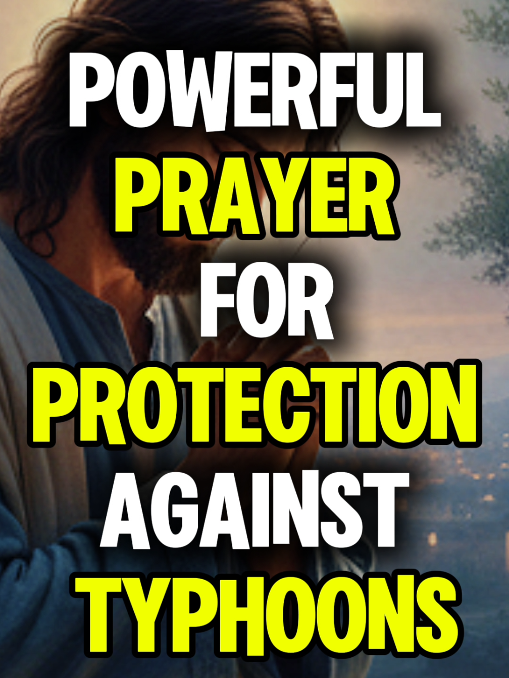 🙏 A heartfelt prayer for protection and safety during strong typhoons. Ask God to calm the winds, guard every home, and bring peace and hope after the storm. 🌧 #PrayerForProtection #TyphoonPrayer #MyDailyPrayers