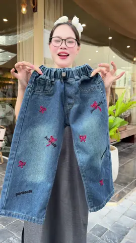 Quần jean mềm bé gái #quần #quanjean #quanbobegai #quanbegai #hientantam2000 