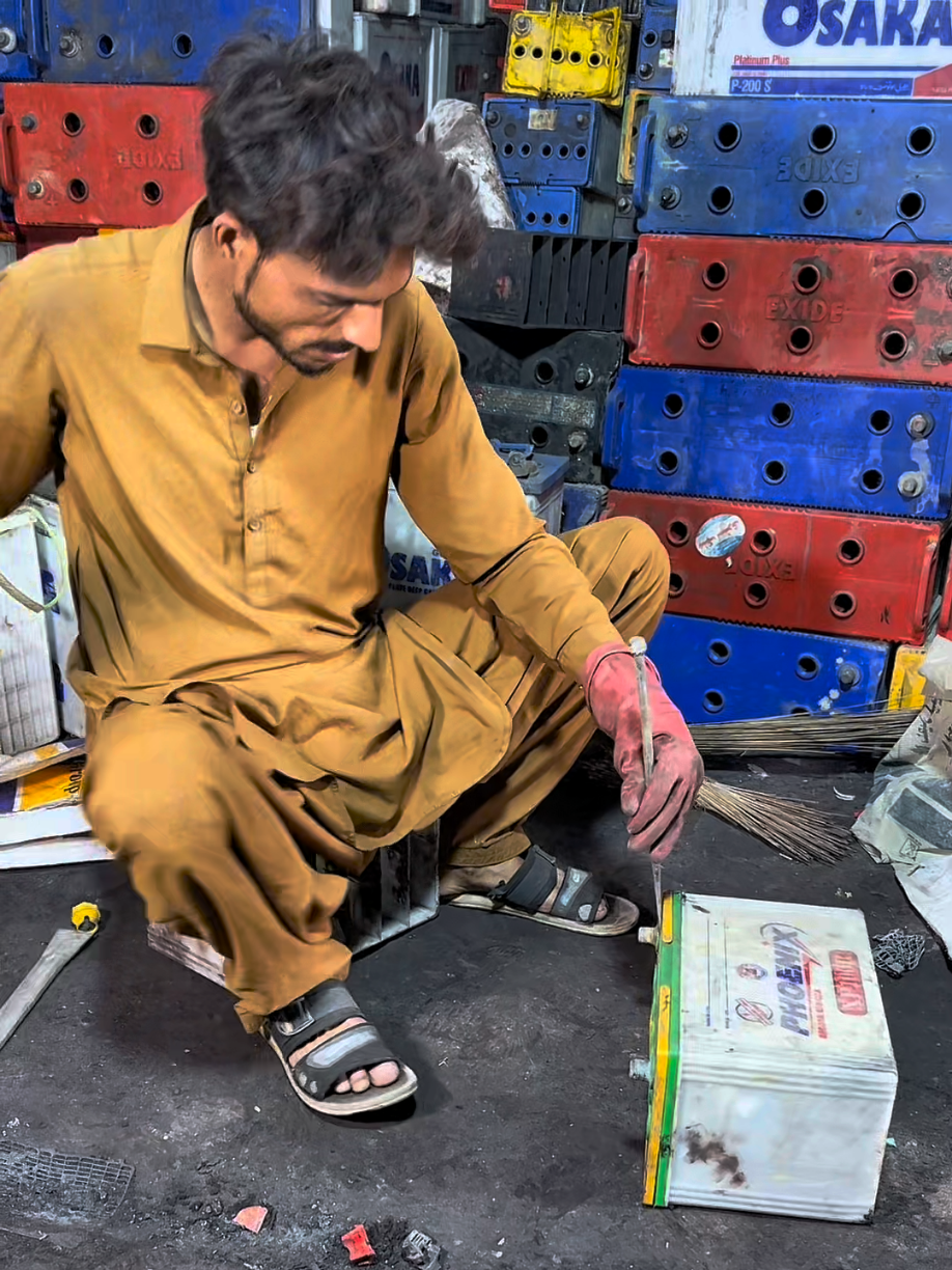 Lead Acid Battery Restoration Amazing process #fyp #restoration #Foryou 