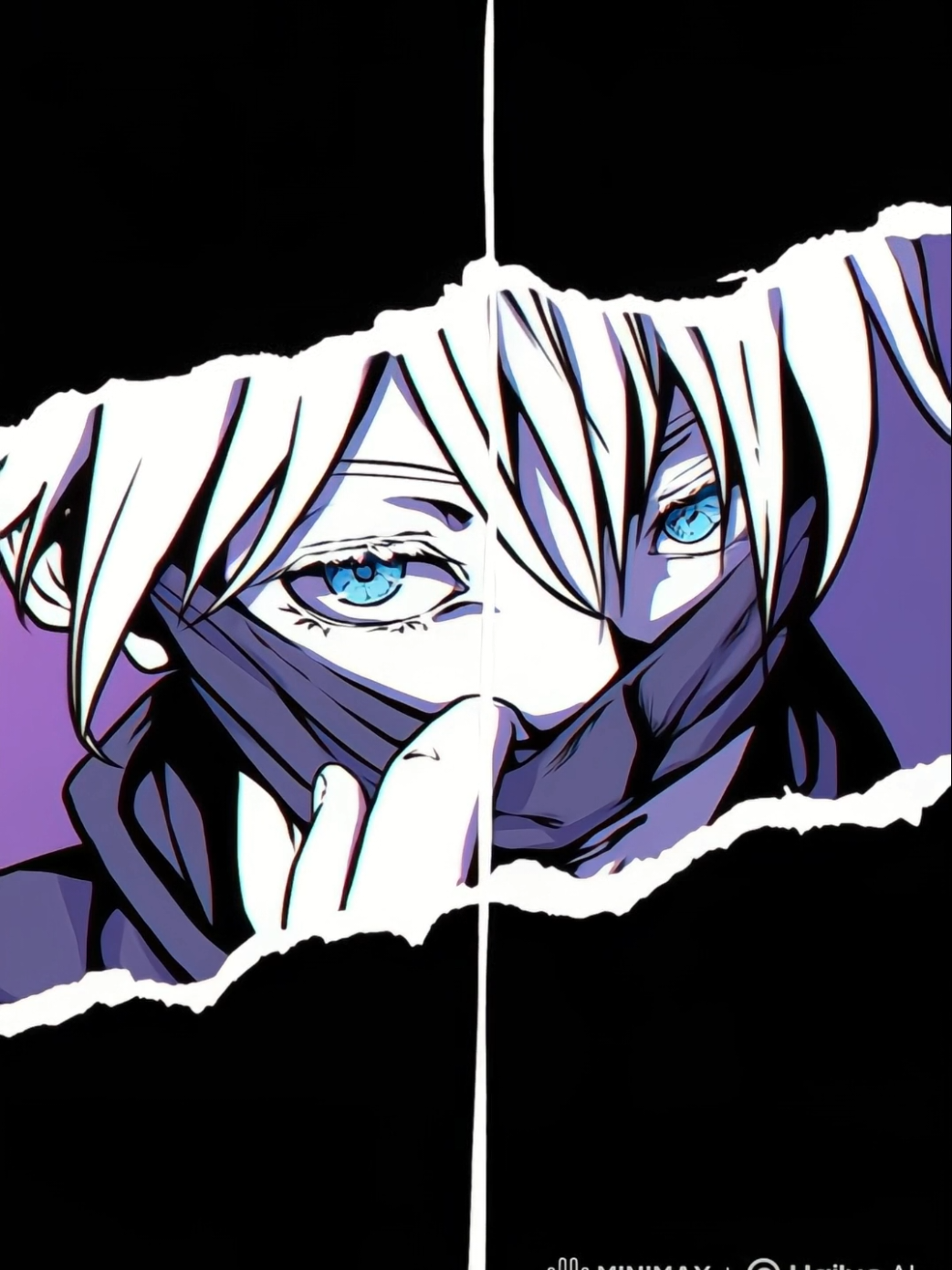 Amoled Live wallpaper trend, but with gojo, Download on my bio, with no watermark! motion made with #hailuoai #hailuo02 #minimax  #fyp #trendwallpaper #trend #viralwallpaper #4kwallpaper #wallpics #amoledwallpaper #amoledscreen #amoledwallpapers #amoleddisplay #oledwallpaper #trendwallpaper 