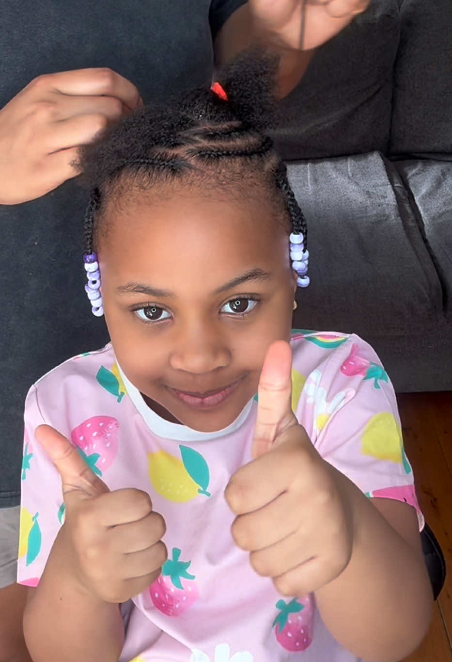 Cute little girl hairstyle #hairstyles #goviral 