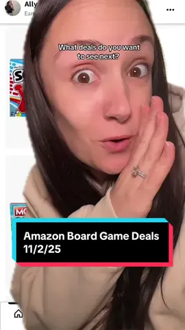 🔗 in bio! Amazon board game deals just in time for Christmas. What deals do you want to see next? Let me know in the comments if you snag and what you’d like to see next. #amazon #deals #parents #MomsofTikTok #kidsgames 