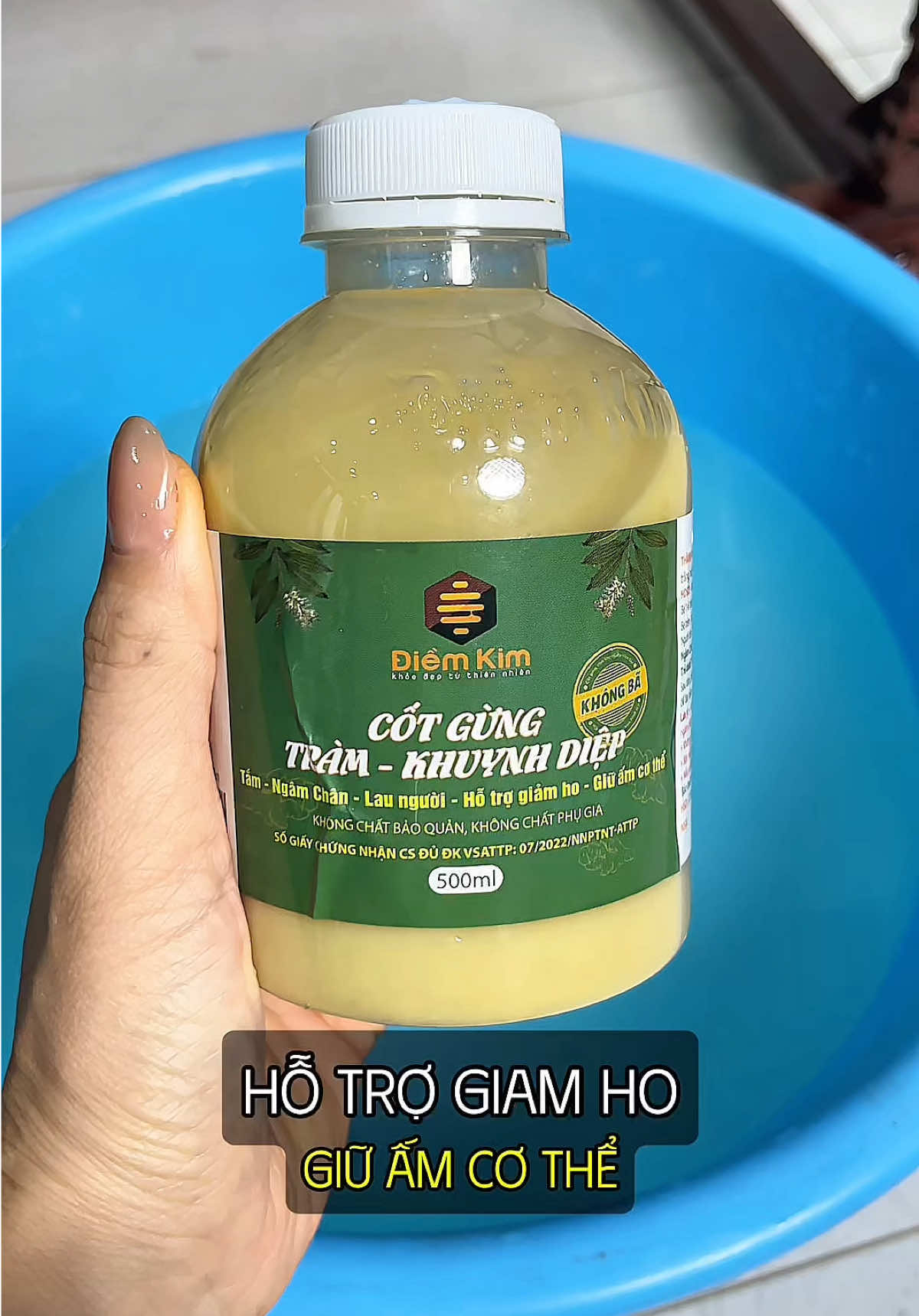 Cốt gừng tràm khuynh diệp Điềm Kim,hỗ trợ giam ho,giữ ấm cơ thể #leminhhoa #cotgungtramkhuynhdiep #diemkim #hotrogiamho #giuamcothe 