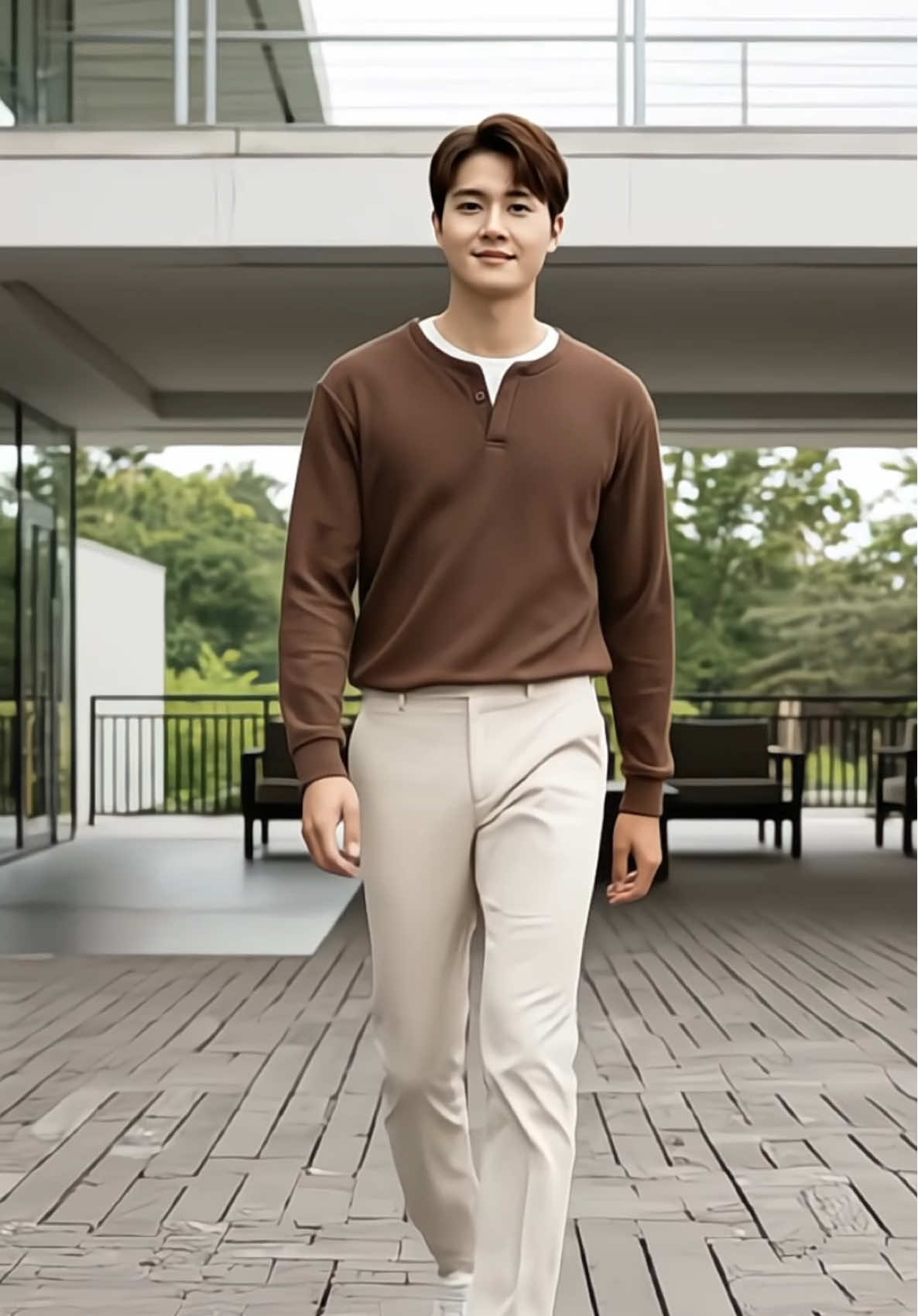 Áo Nỉ giả hai lớp, thời trang Hàn Quốc Basic dễ phối đồ #aoni #aothudong 