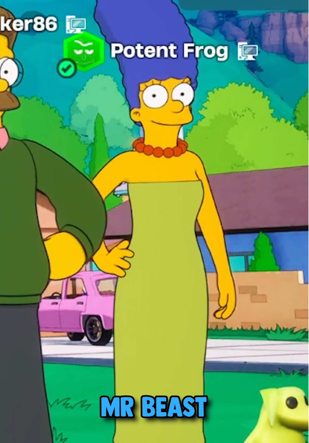 Marge said WHAT 😭 #gaming #fortnite #simpsons #gamingtiktok #fyp 