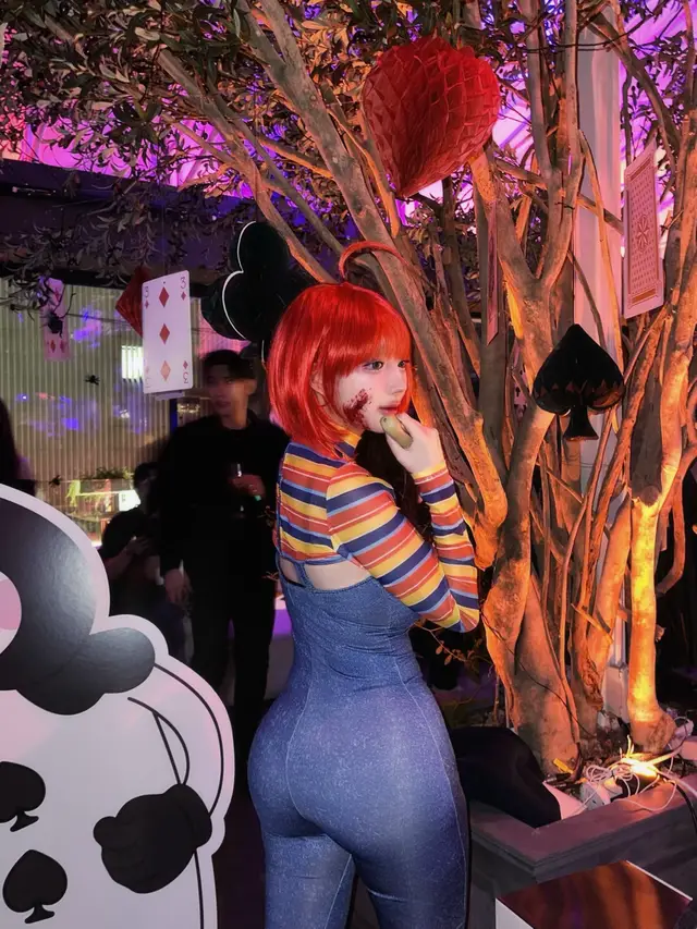 할로윈데이 🎃🔪 #처키 #처키코스프레 #chucky #chuckycosplay 