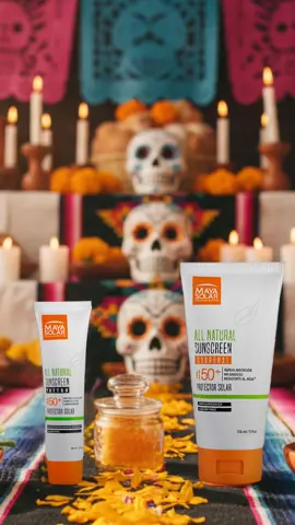En el Día de Muertos, honramos nuestras raíces y protegemos lo que más valoramos. Así como recordamos a nuestros ancestros con ofrendas que nutren el alma, protegemos nuestra piel con la pureza ancestral de Maya Solar. Nuestro protector solar no solo cuida tu salud bajo el sol, sino que se inspira en la fuerza de la naturaleza para darte una protección natural y duradera. ¡Celebra la vida, celebra tus raíces y cuida tu salud con Maya Solar! ☀ #DiaDeMuertos #SaludNatural #ProteccionSolar #RitualAncestral #CuidadoDeLaPiel #MayaSolar