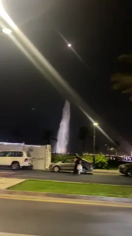 King fahds fountain also as jeddah fountain⛲️tallest fountain of its type in the word entered the guiness word record.water reaching a height of 312m in the air..#ofw #jeddah #saudiarabia #visitsaudi #fyppppppppppppppppppppppp 