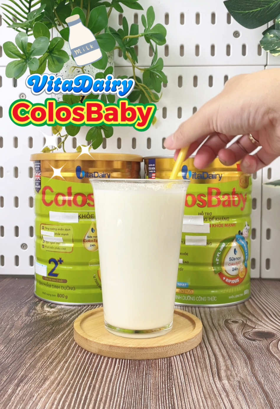 Nhà mình tin dùng sữa VitaDairy ColosBaby với 20 năm được thành lập. Sữa thơm ngon lắm luôn á 🥛 #vitadairy #colosbaby #vitadairycolosbaby #suacolosbaby #suavitadairy 