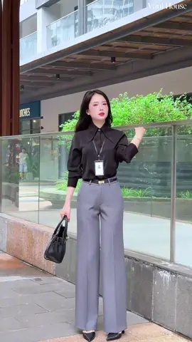 Oufit cân mọi vóc dáng nàng công sở hiện đại #vanihouse #somi #xuhuong #thoitrangcongso #quansuong  