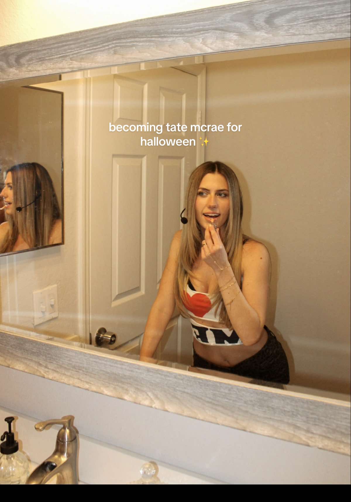 get ready with me for halloween ✨🤍 becoming @tate mcrae 