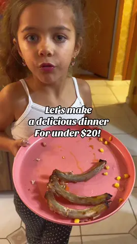 Easy affordable meal for the family! #DinnerIdeas #spareribs #budgetmeals #affordabledinners #ribrecipe 
