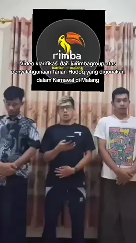 Terimakasih banyak untuk semua pihak terkait yang telah mengawal jalannya kasus ini, semoga hal ini bisa menjadi pelajaran bagi kita semua agar lebih berhati-hati dan banyak belajar ketika akan menggunakan kebudayaan orang lain. Masalah ini resmi sudah clear, dan pihak dari @rimba group juga sudah telah meminta maaf kepada pihak-pihak yang merasa dirugikan terutama dari pihak Adat Dayak Kalimantan Timur. Maka dari itu, demi kenyamanan bersama, kami memohon untuk semua pihak agar tidak memperpanjang masalah ini lagi, semoga ketegangan dan ketidaknyamanan yang terjadi segera mereda demi kerukunan dan silaturahmi antar suku di Indonesia yang sudah berjalan dengan baik selama ini. Kami mohon agar men take down semua foto atau video yang menggunakan tarian Hudoq tidak sebagaimana mestinya demi kenyamanan bersama, Terimakasih 🙏 #klarifikasi #hudoq #karnaval #dayakkalimantan #dayak