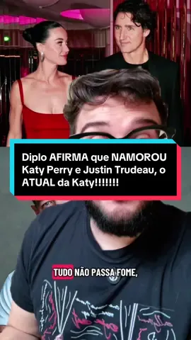 Diplo AFIRMA que NAMOROU, Katy Perry e Justin Trudeau, o atual namorado dela! #katyperry #diplo #justintrudeau #fyp #foryoupage 