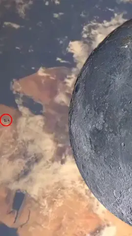La creación humana se encuentra con la naturaleza Tierra, Luna, e ISS capturados.. #universo #misterio #misterios #luna #ufo 